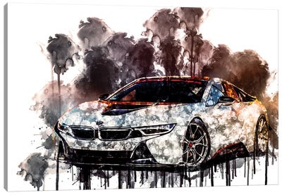 Car 2016 Vorsteiner BMW i8 V FF 103 Canvas Art Print - BMW