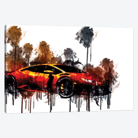 Car 2016 Vorsteiner Lamborghini Huracan V FF 105 Canvas Print #SSY246} by Sissy Angelastro Canvas Artwork