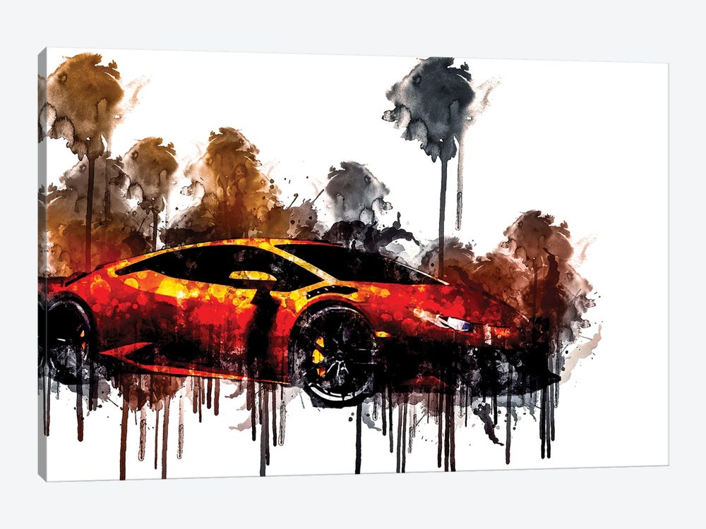 Car 2016 Vorsteiner Lamborghini Huracan V FF 105 by Sissy Angelastro 1-piece Canvas Print