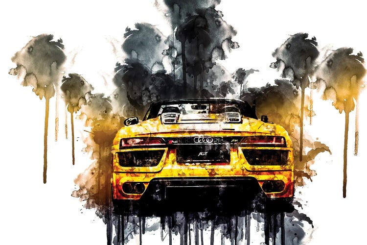 Car 2017 ABT Audi R8 Spyder by Sissy Angelastro wall art