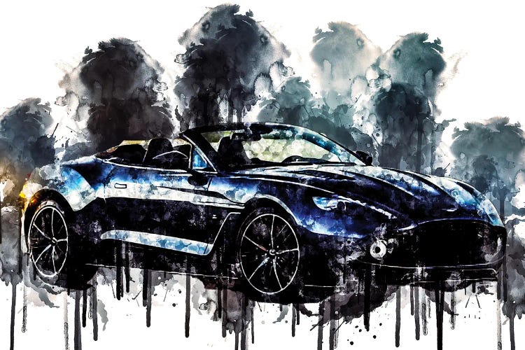 Car 2017 Aston Martin Vanquish Zagato Volante by Sissy Angelastro wall art