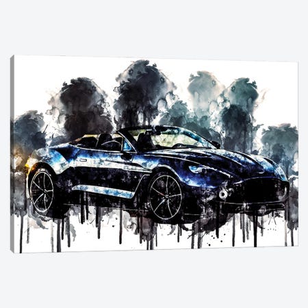 Car 2017 Aston Martin Vanquish Zagato Volante Canvas Print #SSY251} by Sissy Angelastro Canvas Artwork