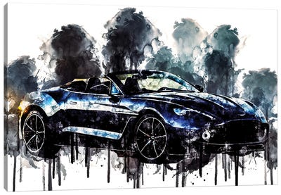Car 2017 Aston Martin Vanquish Zagato Volante Canvas Art Print - Aston Martin