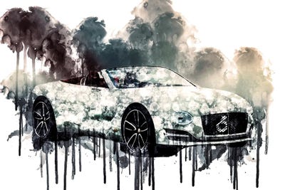 Car 2017 Bentley EXP 12 Speed 6e Concept by Sissy Angelastro canvas print