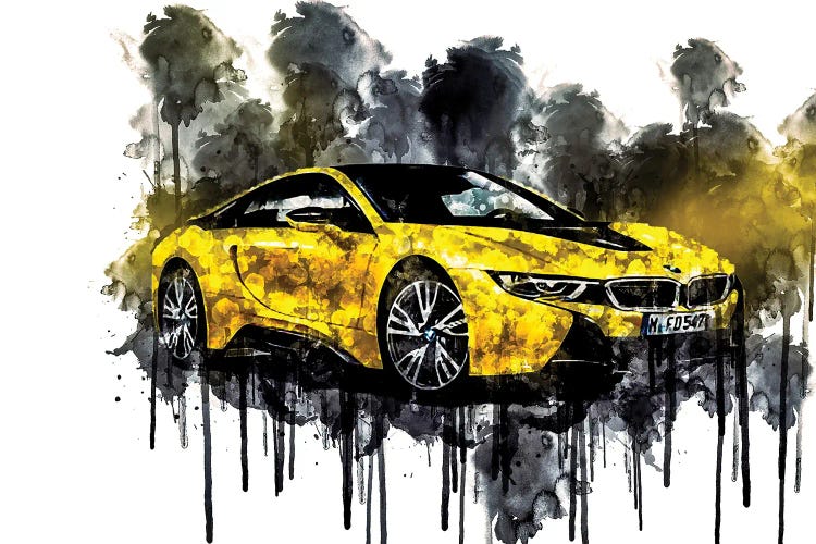 Car 2017 BMW i8 Frozen Yellow Edition