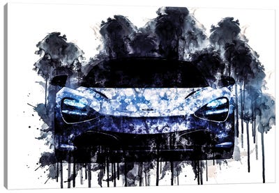 Car 2017 McLaren 720s Coupe Canvas Art Print