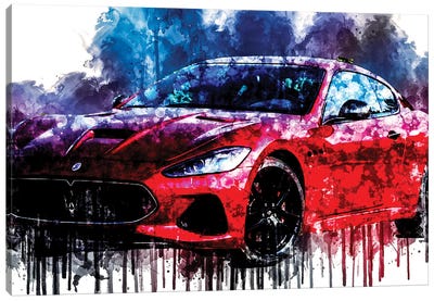 Car 2017 Maserati Granturismo MC Canvas Art Print - Maserati