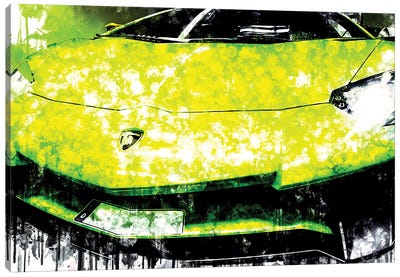 Car 2017 Mcchip DKR Lamborghini Aventador Canvas Art Print