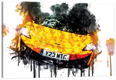 Car 2017 McLaren 570S Spider Canvas Art Print