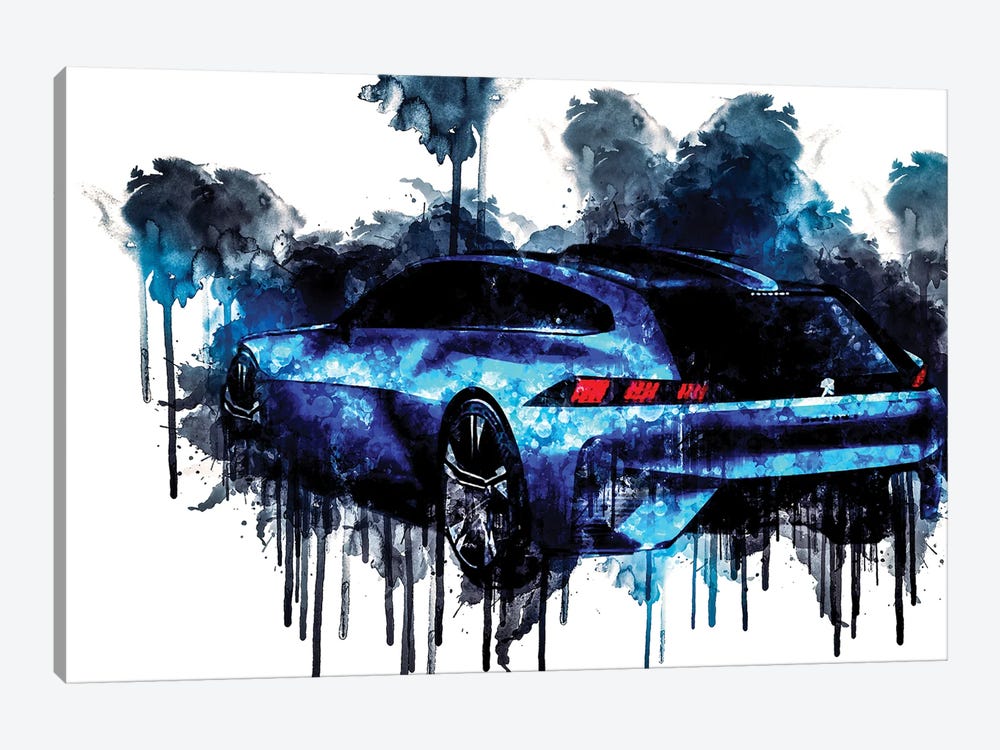 Car 2017 Peugeot Instinct Concept by Sissy Angelastro 1-piece Canvas Artwork