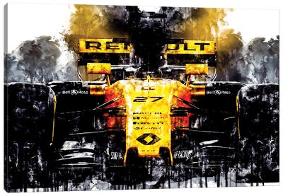 Car 2017 Renault RS17 Formula I Canvas Art Print