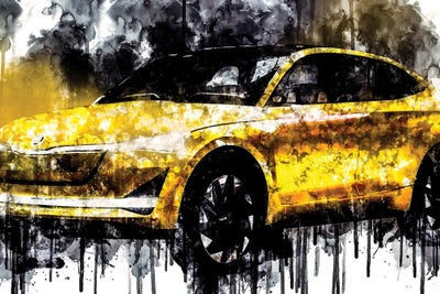 Car 2017 Skoda Vision E Concept by Sissy Angelastro framed wall art