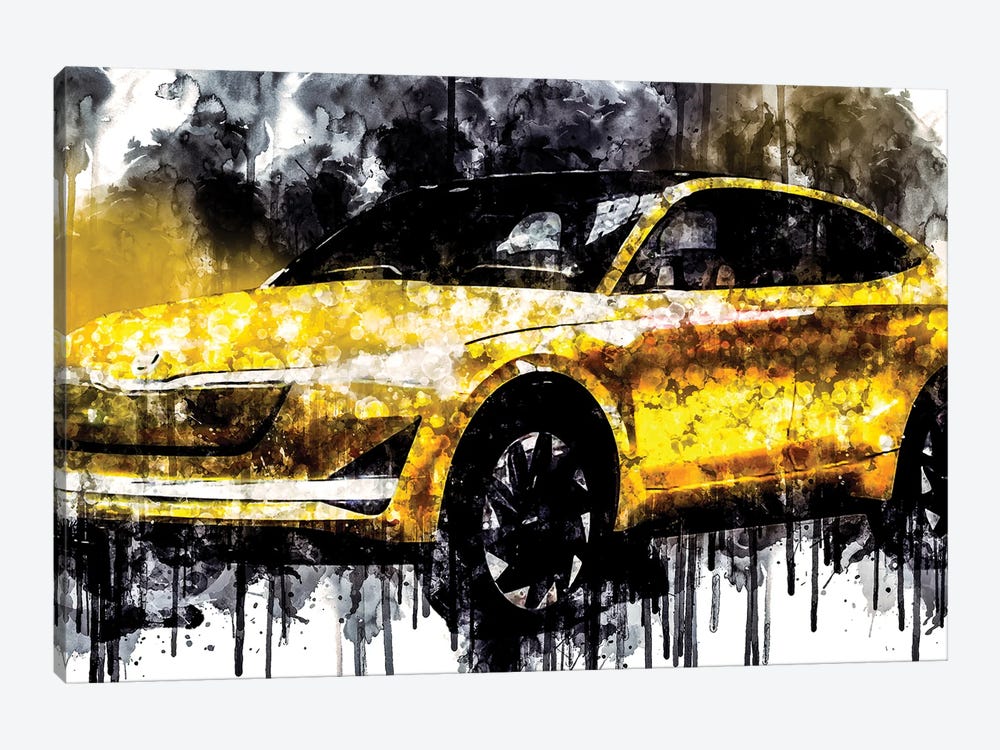 Car 2017 Skoda Vision E Concept by Sissy Angelastro 1-piece Canvas Print