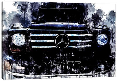 Car 2017 Vilner Mercedes AMG G55 Canvas Art Print - Mercedes-Benz