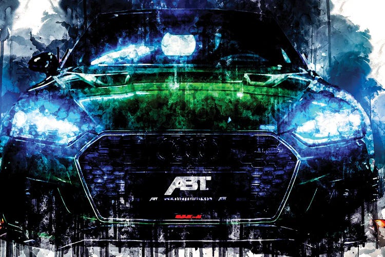 Car 2018 ABT Audi RS5 R Coupe by Sissy Angelastro wall art