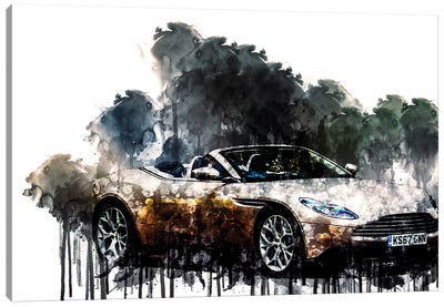 Car 2018 Aston Martin DB11 V8 Volante Canvas Art Print