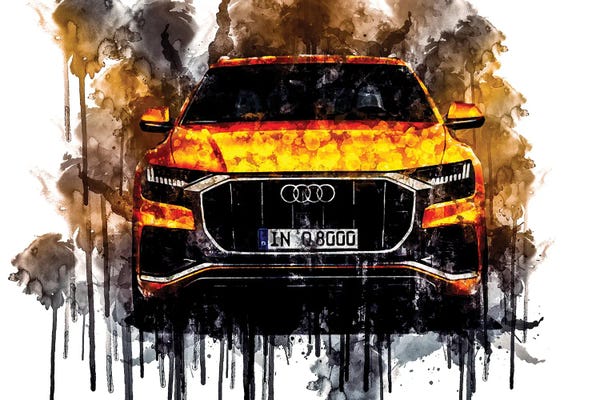 Audi: Car 2018 Audi Q8 50 TDI Quattro S Line by Sissy Angelastro