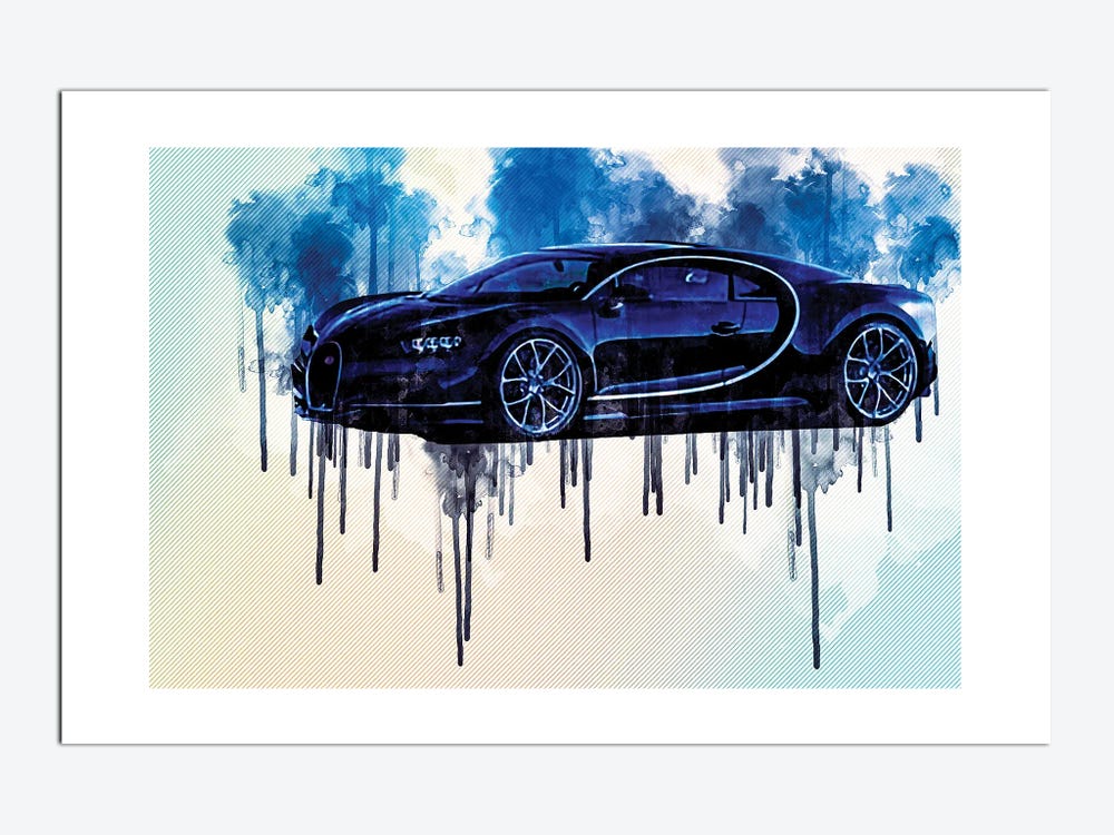Top G Bugatti Canvas Print - Insomniarts Gallery