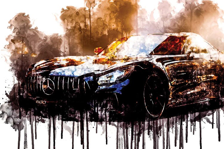 Car 2018 Edo Competition Mercedes AMG GT R by Sissy Angelastro wall art