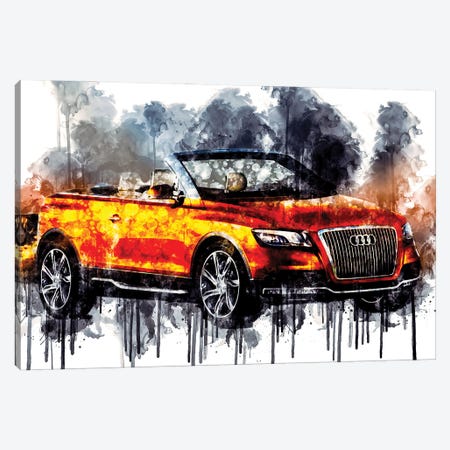 Car Audi Cross Cabriolet Quattro Canvas Print #SSY302} by Sissy Angelastro Canvas Artwork