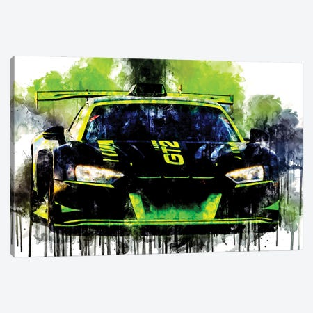 Audi R8 LMS GT2 Canvas Print #SSY308} by Sissy Angelastro Canvas Wall Art