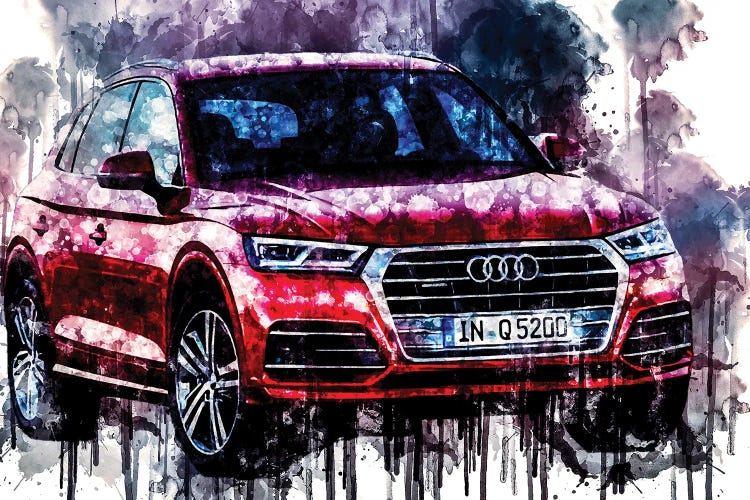 Car 2017 Audi Q5 by Sissy Angelastro wall art