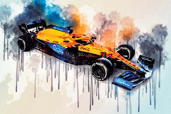 McLaren: 2021 Mclaren MCL35M Exterior Front View by Sissy Angelastro