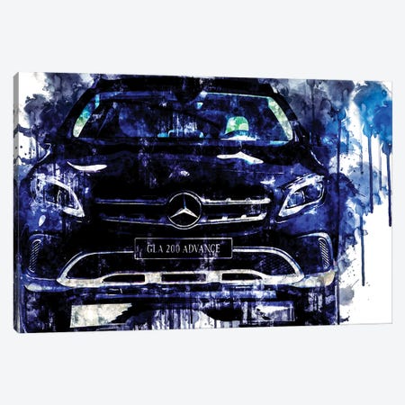 2017 Mercedes Benz GLA 200 Canvas Print #SSY326} by Sissy Angelastro Canvas Print