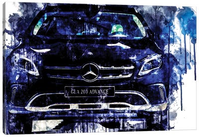 2017 Mercedes Benz GLA 200 Canvas Art Print - Mercedes-Benz