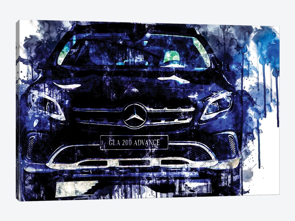 2017 Mercedes Benz GLA 200 by Sissy Angelastro 1-piece Canvas Wall Art
