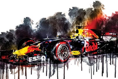 2017 Red Bull RB13 Formula I by Sissy Angelastro canvas print