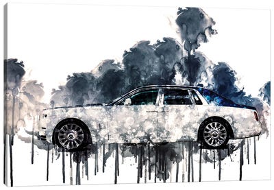 2017 Rolls Royce Phantom Canvas Art Print