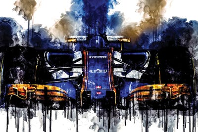 2017 Sauber C36 Formula One by Sissy Angelastro framed wall art