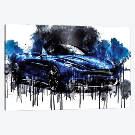 2018 Aston Martin Vanquish S Volante Canvas Print #SSY340} by Sissy Angelastro Canvas Wall Art