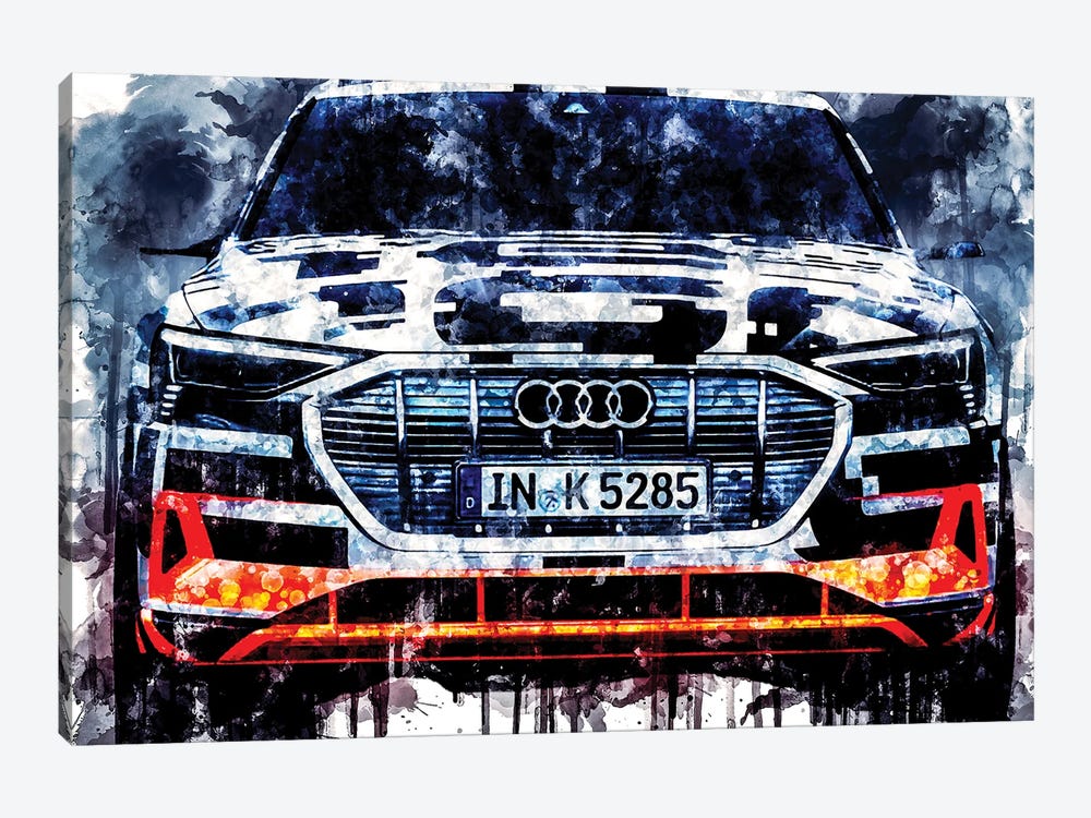 2018 Audi E Tron Prototype by Sissy Angelastro 1-piece Canvas Print