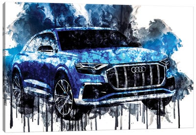 2018 Audi Q8 Concept Canvas Art Print