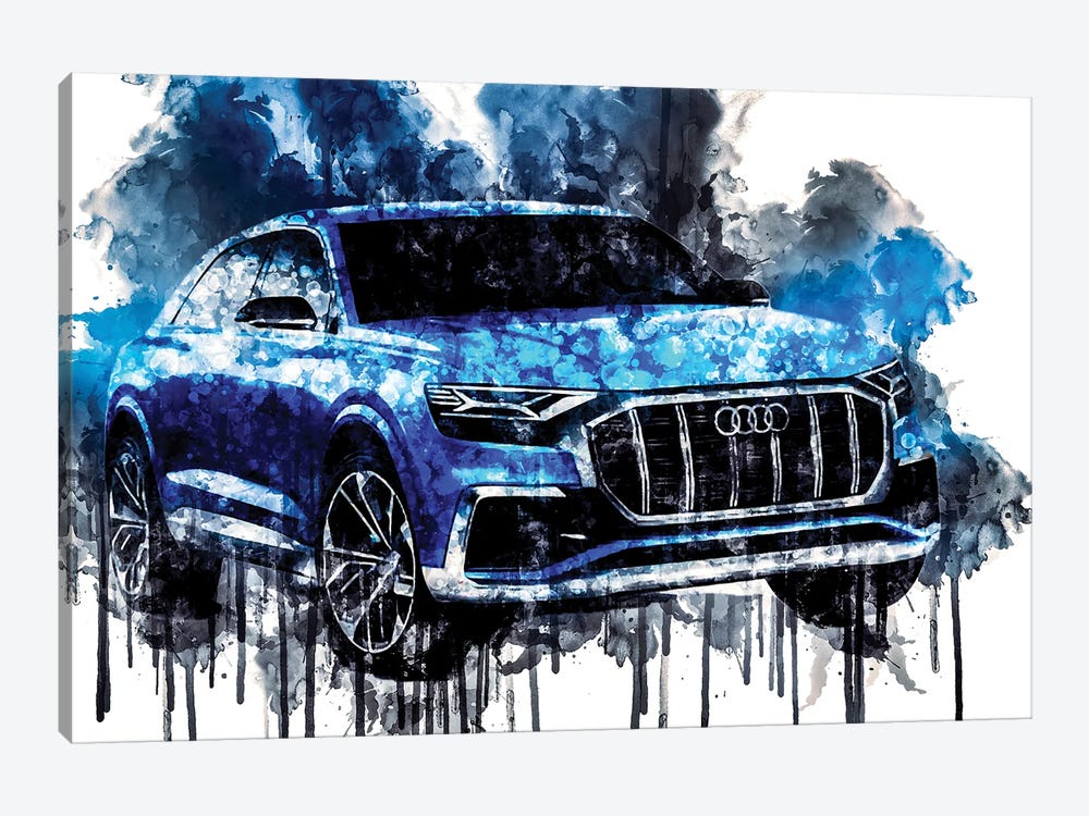 2018 Audi Q8 Concept by Sissy Angelastro 1-piece Canvas Art Print