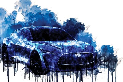 2018 Infiniti Q Inspiration Concept by Sissy Angelastro framed wall art