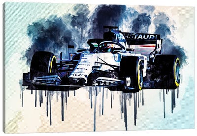 Alphatauri AT01 On Track 2020 F1 Cars Formula 1 Canvas Art Print - Auto Racing Art