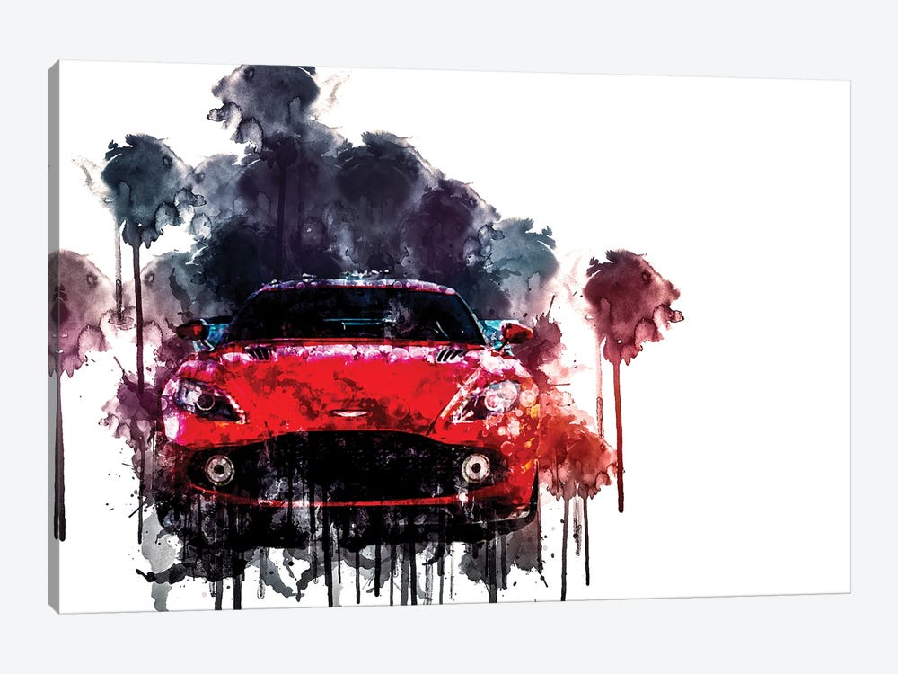 2017 Aston Martin Vanquish Zagato by Sissy Angelastro 1-piece Canvas Art