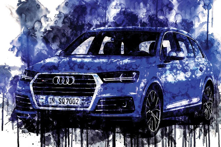 2017 Audi SQ7 TDI by Sissy Angelastro wall art