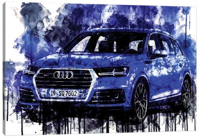 2017 Audi SQ7 TDI Canvas Art Print