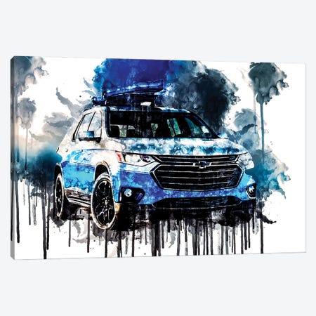 2017 Chevrolet Traverse SUP Concept Canvas Print #SSY379} by Sissy Angelastro Canvas Art Print