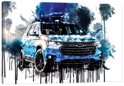 2017 Chevrolet Traverse SUP Concept Canvas Art Print - Chevrolet
