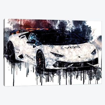 2016 VOS Performance Lamborghini Huracan Final Edition Canvas Print #SSY385} by Sissy Angelastro Canvas Print