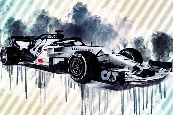 Honda: Alphatauri AT01 Cars Formula 1 Scuderia Alphatauri F1 Cars Scuderia Honda by Sissy Angelastro