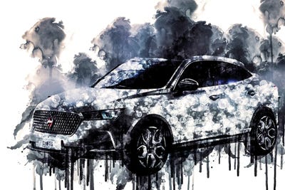 2017 Borgward BX6 TS Geneva Autoshow by Sissy Angelastro canvas print