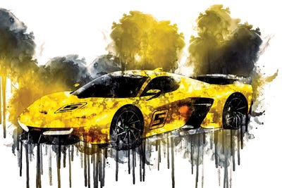 2017 Fittipaldi EF7 Vision Gran Turismo by Sissy Angelastro canvas print