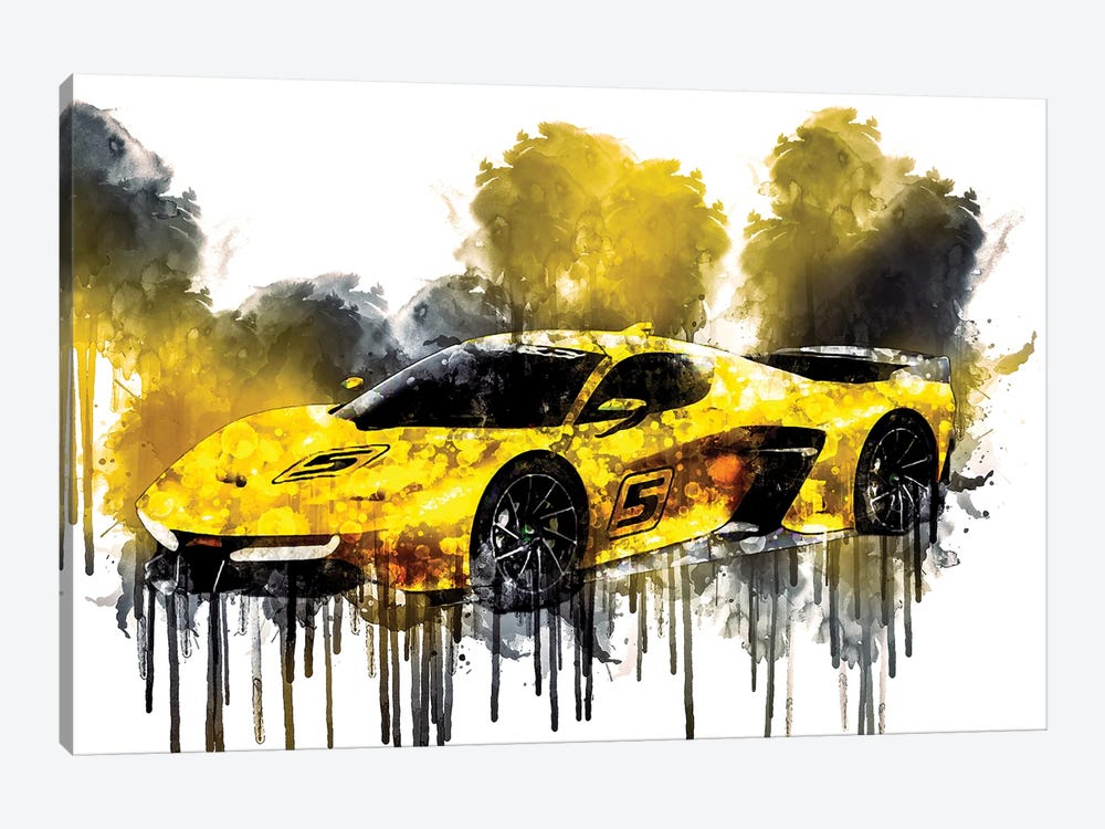 2017 Fittipaldi EF7 Vision Gran Turismo by Sissy Angelastro 1-piece Canvas Art