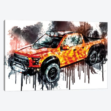 Ranger Wildtrak 4x4 Canvas Print for Sale by TwoLinerDesign